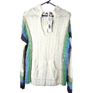 NWT Natural Reflection Hooded Pullover Sweater